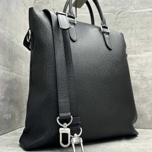 1円■最高峰■ LOUIS VUITTON ルイヴィトン メンズ タイガ アントン トートバッグ ビジネス 2WAY ショルダーバッグ A4◎ 大容量 斜め掛け