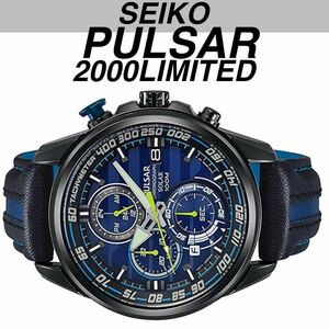 新品 激レア 限定品 SEIKO セイコー PULSAR パルサー 世界限定2000本 PZ6019X1 WRC M-Sport コラボ ソーラー 世界ラリー選手権 逆輸入品 z