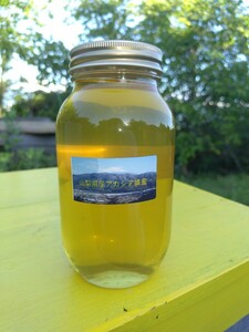 山梨県産　アカシア蜂蜜　1200g（ビン）　1本入り　2024 年5月採り