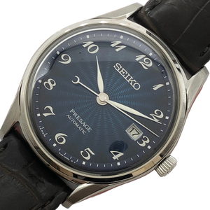 セイコー SEIKO プレサージュ SARA021 ブルー 腕時計 メンズ 中古