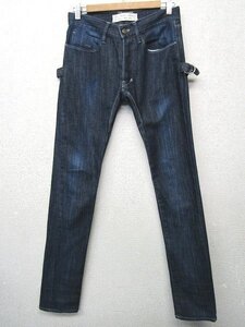 S0992: USA製 イーガル アズローエル YIGAL AZROUEL パンツ インディゴ/W28/ジーパン デニム ジーンズ メンズ レディース