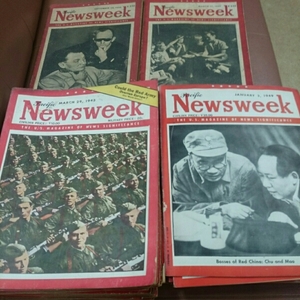 希少/歴史資料「Newsweek 」48冊/占領期/東京支店？/1946,1947,1948、1949年刊