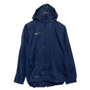 NIKE ナイロン ジャケット ナイキ キッズ M ネイビー ブルゾン フルジップ 古着卸 アメリカ仕入 a609-6629