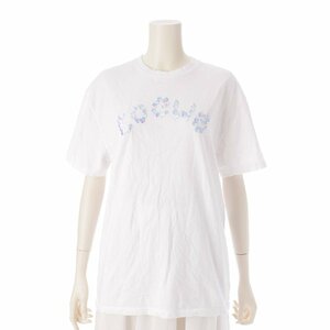 【ロエベ】Loewe　23SS バブル アーチロゴ 刺繍 半袖Tシャツ H616Y22X54 ホワイト XXS 【中古】【正規品保証】209165