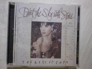 ゴールドCD 『Enya/The Best Of Enya～Paint The Sky With Stars(1997)』(1997年発売,WPCR-2345,廃盤,国内盤,歌詞対訳付,Post Card付)