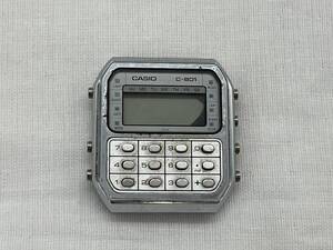 ok4211003/CASIO カシオ C-801 デジタルウォッチ 時計 クォーツ quartz カリキュレーター スクエア メンズ CALCULATOR フェイス