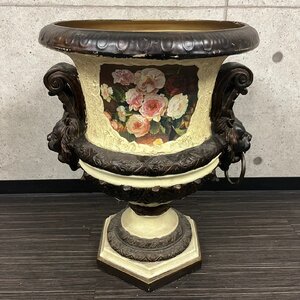 アンティーク調 プランター 鉢 フラワーポット 植木鉢 花模様 ヨーロッパ風 ガーデニング　020609w/T23（170）