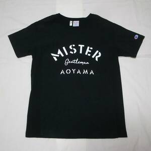 Mr.gentleman ミスタージェントルマン×チャンピオン　リバースウエーブTシャツ　S