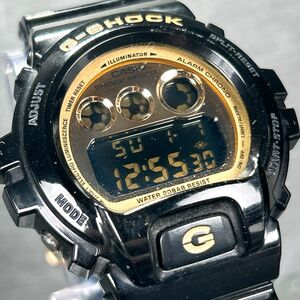 CASIO カシオ G-SHOCK ジーショック DW-6900CB-1 デジタル クォーツ 腕時計 ブラック ゴールド ラバーベルト ステンレス 新品電池交換済み