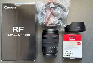 【美品】Canon キヤノン RF 24-105mm F4 L IS USM + おまけ