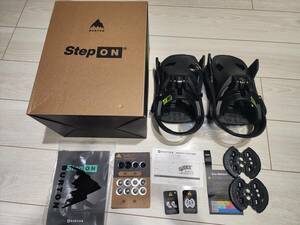 ☆【中古美品】【送料無料】正規代理店購入品 22/23モデル BURTON（バートン）Step ON（ステップオン）色:Black（ブラック）サイズ:M☆