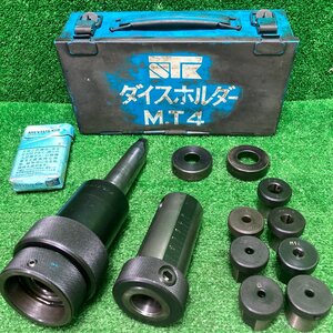 春友b144 STK ■ダイスホルダー サイズ(MT4)、 ダイス(6、8、10、M12、1/8、PT1/4、3/4)、 ホルダーセット+ダイス 計8点セット