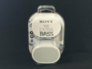 新品・未開封 SONY ワイヤレスポータブルスピーカー SRS-XB01 ホワイト 防水