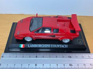 デルプラド 1/43 ランボルギーニ カウンタック ミニカー 赤 レッド lamborghini COUNTACH 