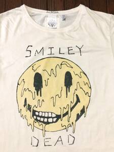 ジャクソンマティス Jackson Matisse スマイリーデッド SMILEY DEAD Tシャツ S 検索 ホラー スマイル