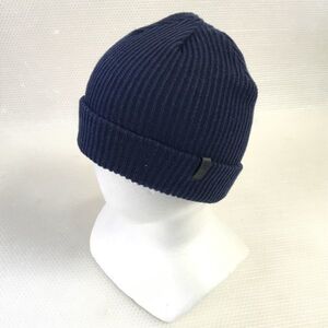 Avan Lily Chick★コットン製/ニット帽【サイズフリー/紺/Navy】knit/hat/cap◆BG962