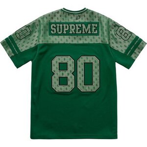 即決 supreme Monogram Football Jersey green