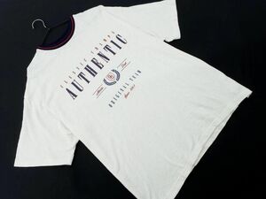 ネコポスOK RODEO CROWNS ロデオクラウンズ ロゴ Tシャツ sizeF/白 ■◆ ☆ egb6 メンズ