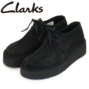 Clarks (クラークス) 26174019 Trek Wedgeトレック ウエッジ レディースシューズ Black Sde CL110 UK5.5-約24.5cm