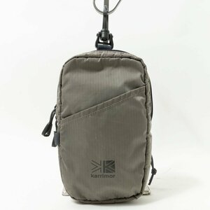 Karrimor カリマー ショルダーハーネスポーチ リュックサックアクセサリー ナイロン100% カーキ系 トレッキング 登山 ガジェット入れ 小物