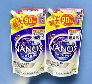 トップスーパーNANOX ニオイ専用 つめかえ用特大 900g×2