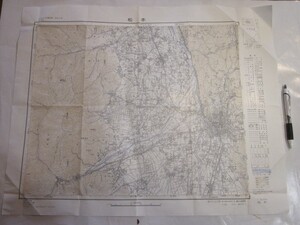 古地図　松本　5万分の1地形図◆昭和４6年◆長野県