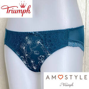 Lサイズ☆トリンプ アモスタイル レース花柄 Triumph ドリーミーポインセチア AMST1374 レギュラーショーツ AMOSTYLE BY Triumph T002