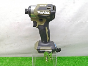 中古美品 makita マキタ 18V 充電式 インパクトドライバ オリーブ TD173DZO