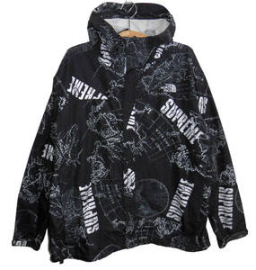 ◇ SUPREME シュプリーム × THE NORTH FACE ノースフェイス 12ss VENTURE JACKET 地図柄 マウンテンパーカー XL