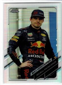 2021 Topps Chrome Formula 1 Max Verstappen Refractor #55 F1