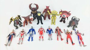 T2684 16体 バンダイ ソフビ人形 ウルトラマン ウルトラ怪獣シリーズ ティガ コスモス ダイナ ガンQ キングジョーなど フィギュア 円谷プロ