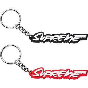 【新品未開封 黒赤セットFutura Logo Keychain】 supreme 20aw フューチュラ ロゴ キーチェーン キーホルダー box webbing lanyard 24ss