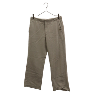 MIHARA YASUHIRO ミハラヤスヒロ Flare Pants With Marvelt B09PT083 パッチ付き セミフレアパンツ グレー