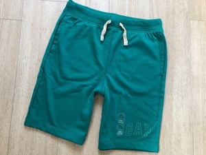 ★新品Gap Kidsギャップロゴスウェットハーフパンツ160★G