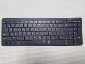 EWIN ワイヤレスキーボード　超薄型軽量　黒