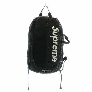 SUPREME 17SS CORDURA RIPSTOP NYLON BACKPACK リュックサック デイパック ボックスロゴ 黒 ブラック