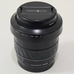 #1610★ミノルタ MINOLTA AF 28-80mm 4-5.6★レンズ SKYLIGHT 55mm 現状保管品