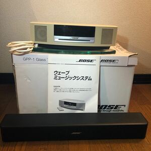 1円スタ 2台まとめ売り 動作未確認BOSE ボーズ ウェーブ ミュージックシステム CDプレーヤー リモコン欠品 本体のみSOLO 5 TV Sound System
