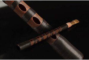 [URA]竹製篳篥/H23.5cm/9-7-154　(検索)骨董/雅楽/縦笛/笛/管楽器/楽器