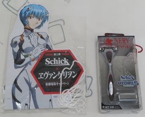 ☆Schick/シック ハイドロ5 エヴァンゲリオン NERV ネルフモデル 販促プレート付♪