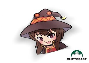 ★即納★SHIFTBEAST Chibi Megumin めぐみん この素晴らしい世界に祝福を ステッカー デカール シフトビースト JDM USDM 痛車 このすば