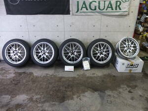 BBS 19インチ 245/45R19 245/45/19 レクサス LS460 LS600h BMW 4本セット　1本オマケ付き　LS600用ロックナット付き