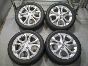 管理番号 R237 サマー 中古 スズキ純正 165/55R15 ×4.5J +45 スズキ純正アルミ 夏4本価格！BS NEXTRY 法人宛/営業所止め送料無料