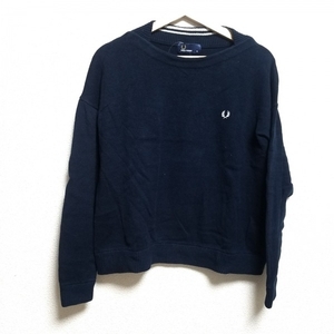 フレッドペリー FRED PERRY 長袖セーター/ニット サイズ10 L - ダークネイビー レディース トップス