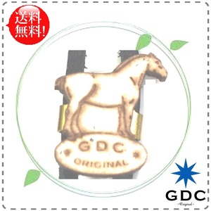 GDC ジーディーシー ループタイ ペンダント FarmAnimalシリーズ 馬 Horse アニマルウッドプレート 革ひも メンズ レディース 全国送料無料