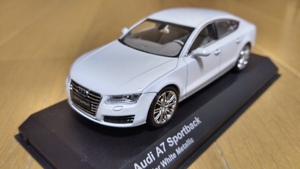 即決　京商　AUDI　A7　SPORTBACK　アウディ　スポーツバック　グレイシアホワイト　1/43　絶版　レア