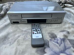 DX BROADREC VHSビデオデッキ VTR-100 DXブロードテック 当時物 昭和レトロ 現状売り切り