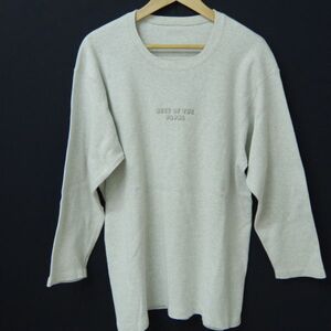 【即決】◆PAPAS MANIERE DE HEMING パパス◆長袖カットソー トップス グレー サイズM メンズ ＃900727