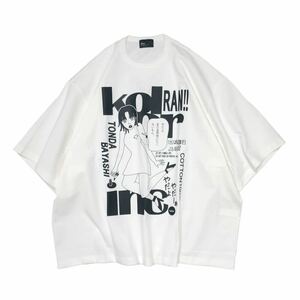 KOLOR x TONDABAYASHI RAN とんだ林蘭 コラボTシャツ　3 オーバーサイズ