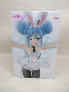 08/H606★初音ミク BiCute Bunnies Figure -WHITEver.-★プライズ★未開封・箱ダメージあり